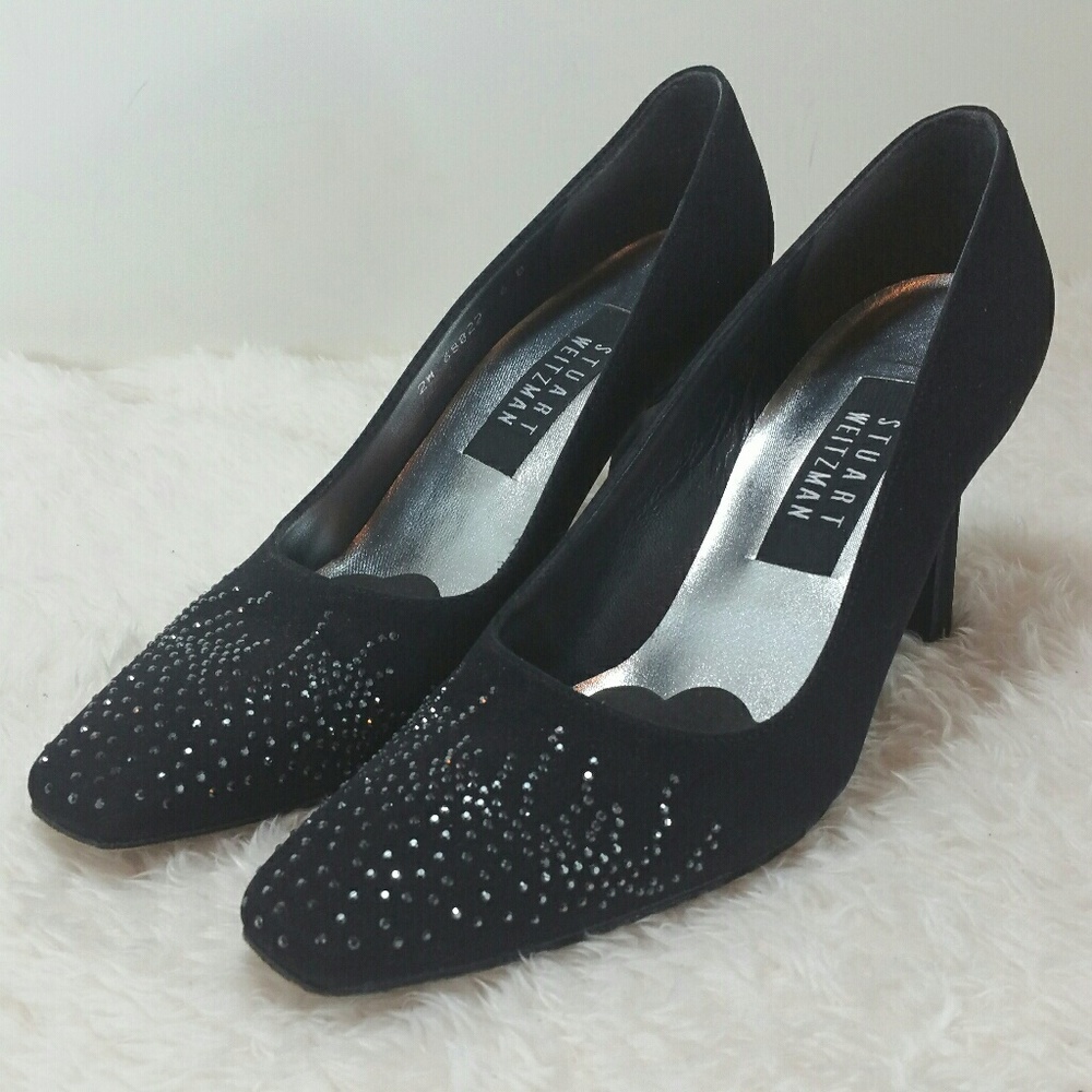 Stuart Weitzman Black Heel Pumps Size 6B